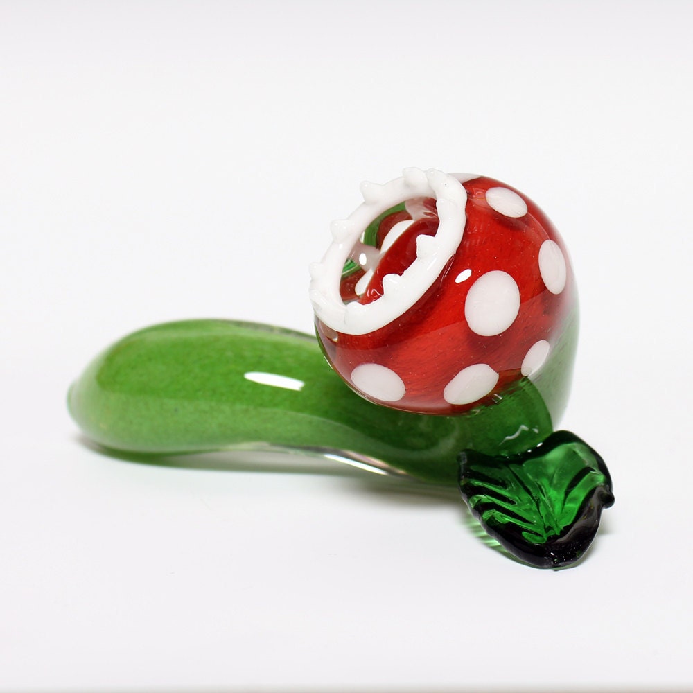 Glass Pipe - Monster Plant- MADE TO ORDER- Hedcraft Glassworks-