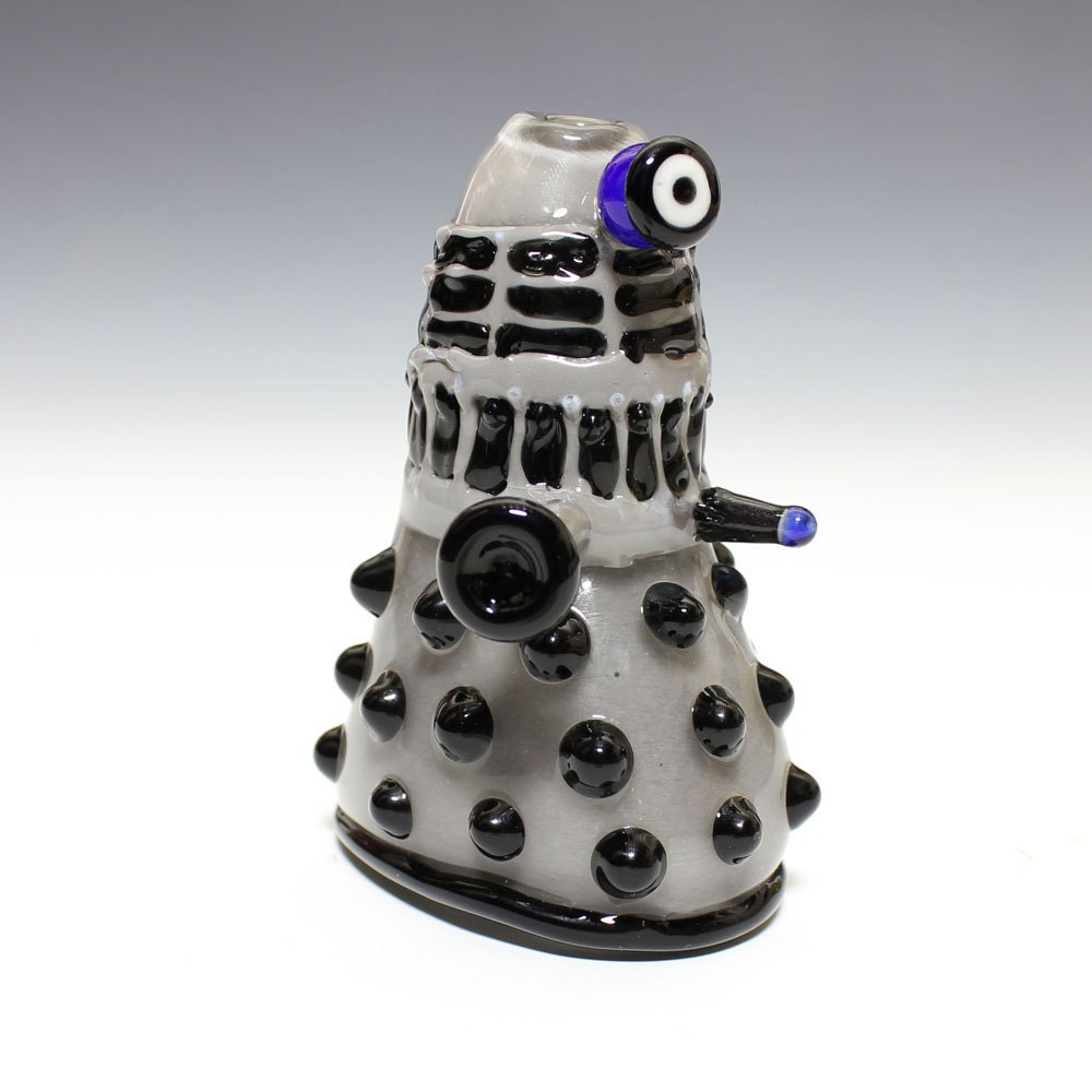 Glass Pipe - EXTERMINATE - Hedcraft Glassworks-