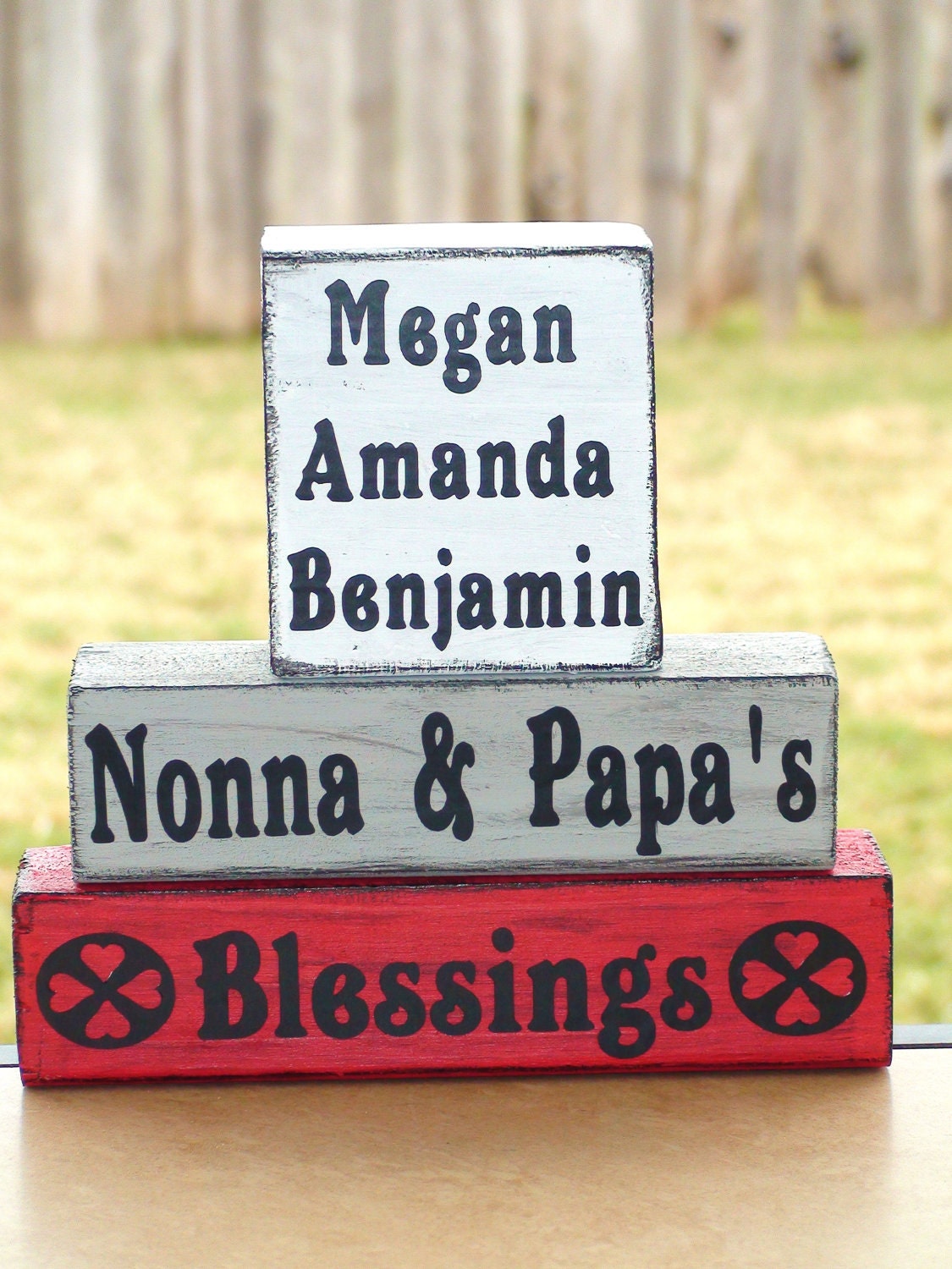 Grandparents Brag Blocks, Grandkid blocks set