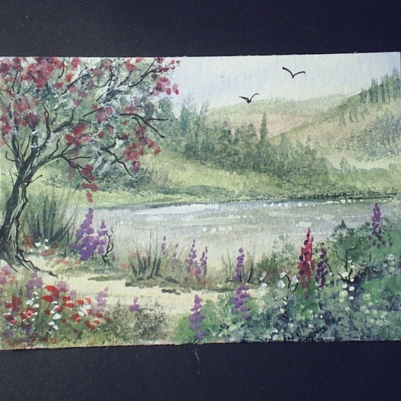 aceo original landscape