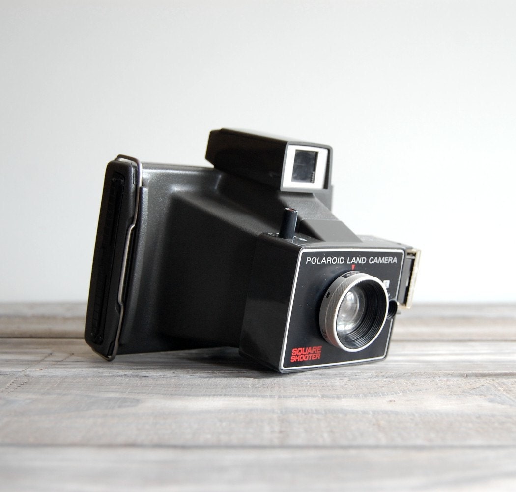 1970s Polaroid Square Shooter Camera / Vintage Polaroid Land Camera