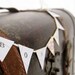 Extra-Long Personalized Mini Pennant Banner From Vintage Maps