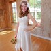 Wedding Dress with Tea Length Skirt - Hey Little Lucy