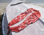 Forget me Knot Wrap - red clay