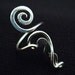 Sterling Silver Toe Ring Twisted Wire Wrapped Cute and Adjustable
