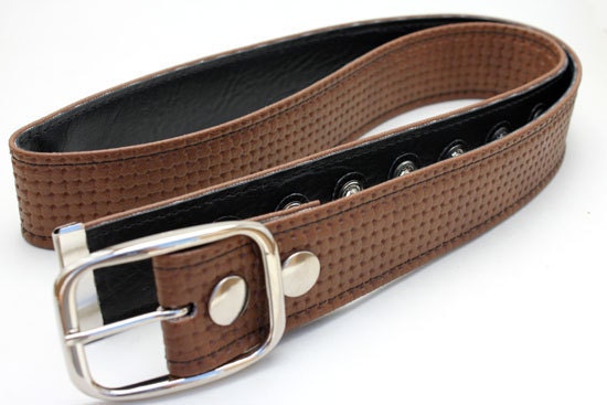 Brown Vintage Volkswagen belt - Unisex - vegan