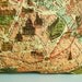 Pillow cover cushion cover PARIS Organic cotton Vintage Paris map cushion, 16 inch pillow, 40cm pillow
