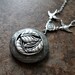 Woodland Leaves Enchanted Locket in Antiqued Silver  by Enchanted Lockets