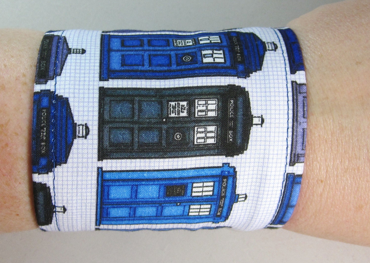 TARDIS Geeky Cuff Bracelet Doctor Who