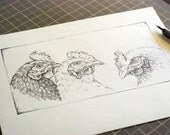 3 Ladies - Graphite on Paper