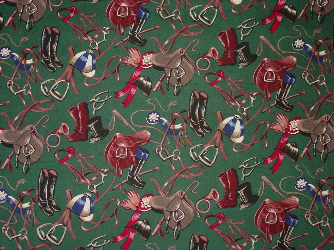 Robert Kaufman Equestrian Fabrics Horse Riding by nongbuadang