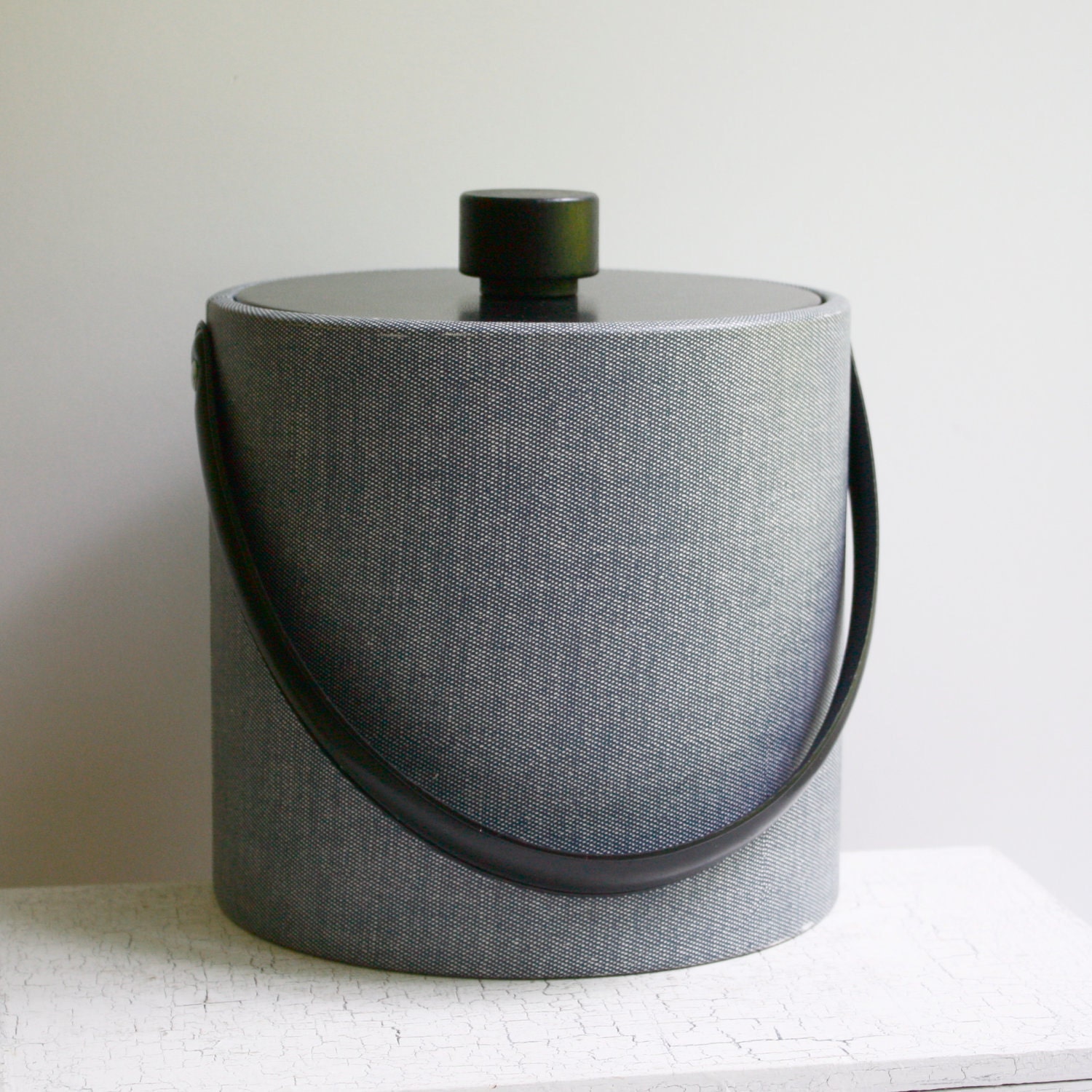 Vintage Denim Ice Bucket by Irvinware