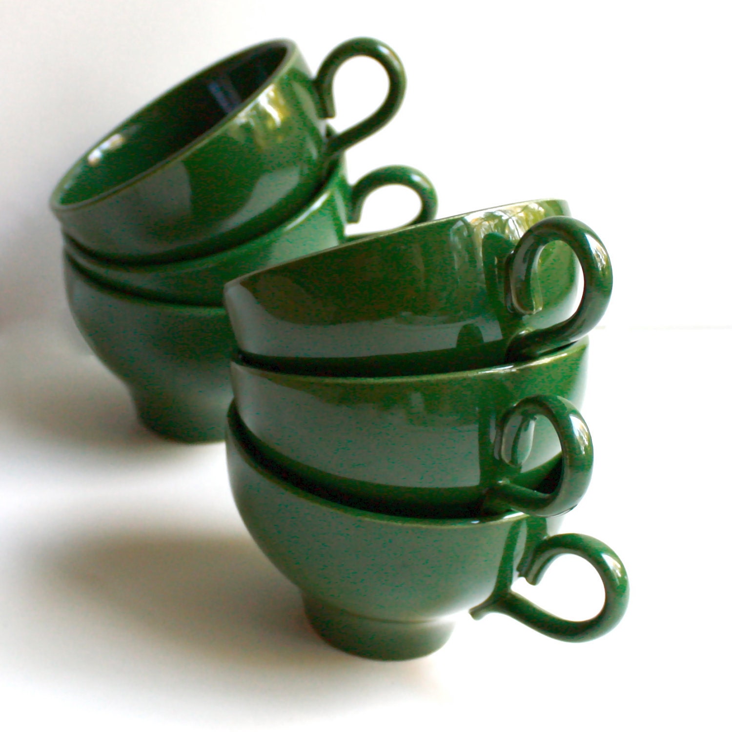 Cups Coffee KitchenTableVintage vintage Olive / Green by cup Set green Vintage of