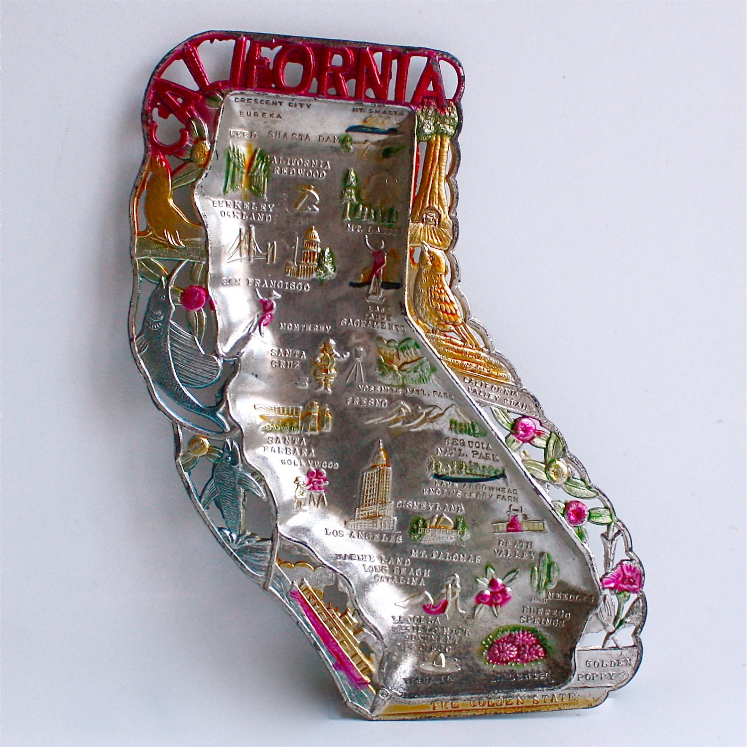 Vintage California Souvenir Ashtray - Made in Japan
