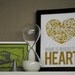 Home Is Where the Heart Is Gold & Silver Print