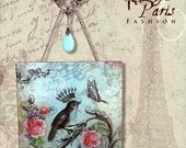 Royal Nest Glass Wall Hanging - The Royal Nest Series- 1 of 4- The Crowned Prince