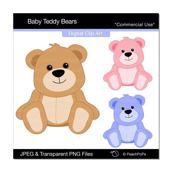 free baby teddy bear clip art - photo #14