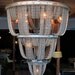 Reclaimed Metal and Bicycle Ceiling-Mount Chandelier- 33 inch height x 25 inch diameter - Facaro, CONNECT 22