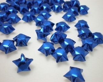 100 Saphire Blue Origami Lucky Stars - custom order available