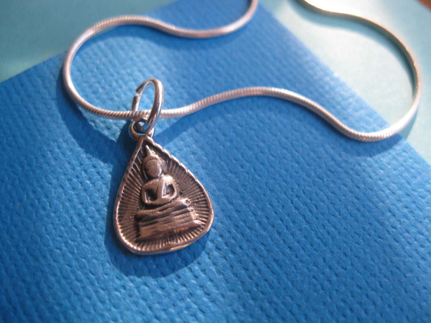 Buddha Pendant 14k Yellow  or white gold