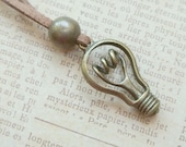 Lightbulb Necklace - Vintage Style