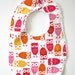 Pink Owl Bib
