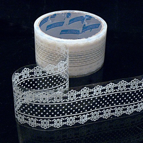 Lace Deco Tape-Victorian White-Japanese Tape-Perfect for Valentines Day