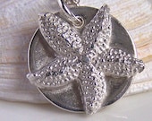 Silver Starfish Necklace - Artisan Silver Jewellery