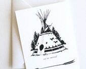Dwelling: Letterpress Moving Announcements (set of 8)