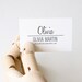 Olivia: Letterpress Calling Cards - Set of 50