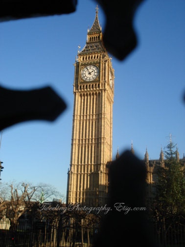 Big Ben from Westminster 5x7 Signed Metallic Photograph