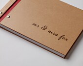 custom wedding guestbook rustic wood modern engagement gift anniversary present bridal shower guest book