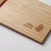 custom engraved baby book wood personalized hand print memory book album baby shower gift