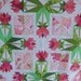 Tulips in the Garden Baby Girl Quilt, Lap Quilt, Table Quilt by Dreamy Vintage Sheets on Etsy