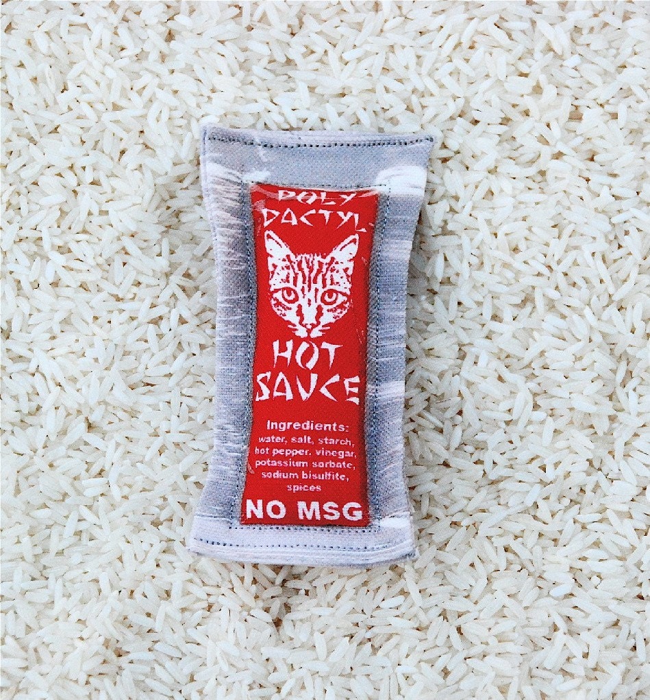 Hot Sauce Packet Cat Toy
