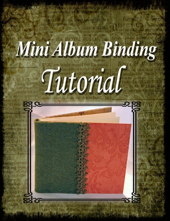 Scrapbook Mini Album Binding Tutorial