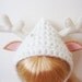 Middie deer pixie hat (frost)