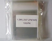 200 Clear 2 x 3 Resealable Cello Bags
