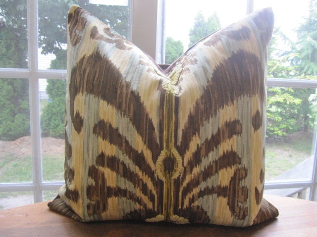 Pillow, Decorative Throw Pillow Cover, Iman Home Java Moon Mineral Tufted Medallion Pillow Cover 22 x 22