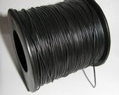 Black Pleather, Stringing Material, 5 yards, 1mm, EcoBeads