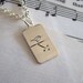 Out on a Limb Bird Necklace Mini dog tag