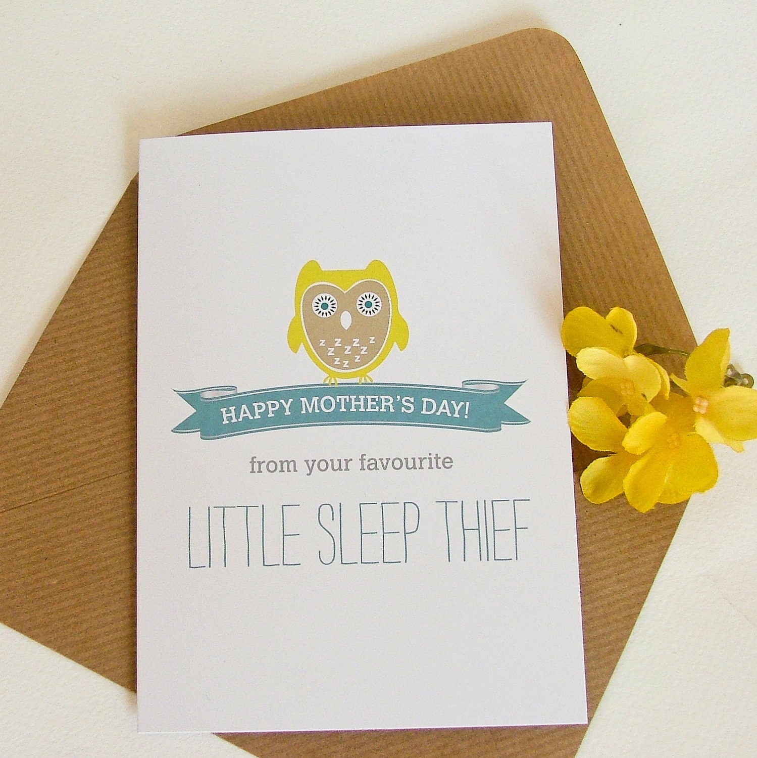 Sleep Thief - Mothers Day Card