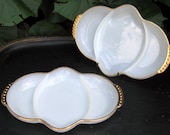 Fire King Milk Glass Serving Dishes