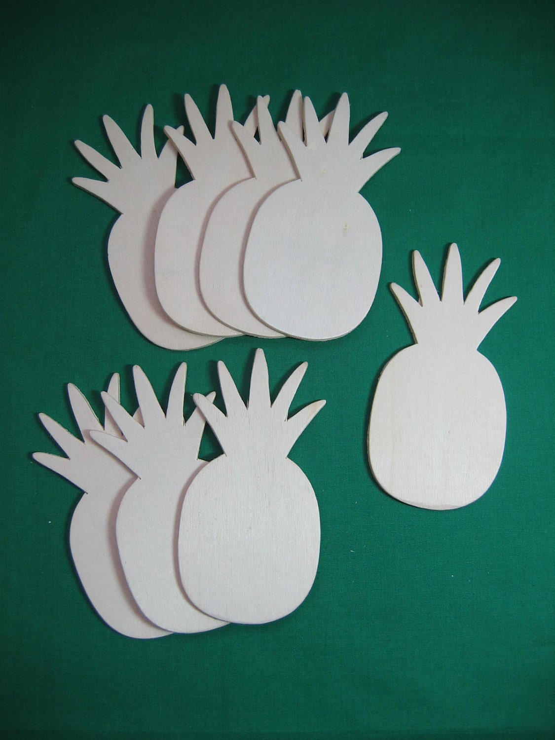 Reserved for Lauren--Pineapple Unfinished Wood Cutouts