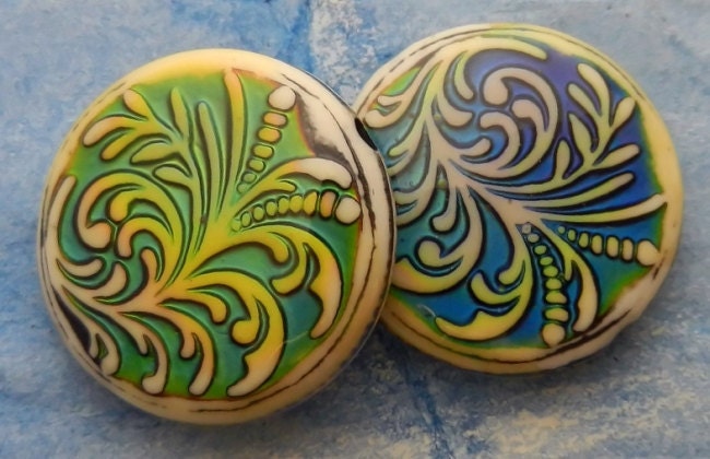Fountain Fern Mirage Color Change Mood Beads