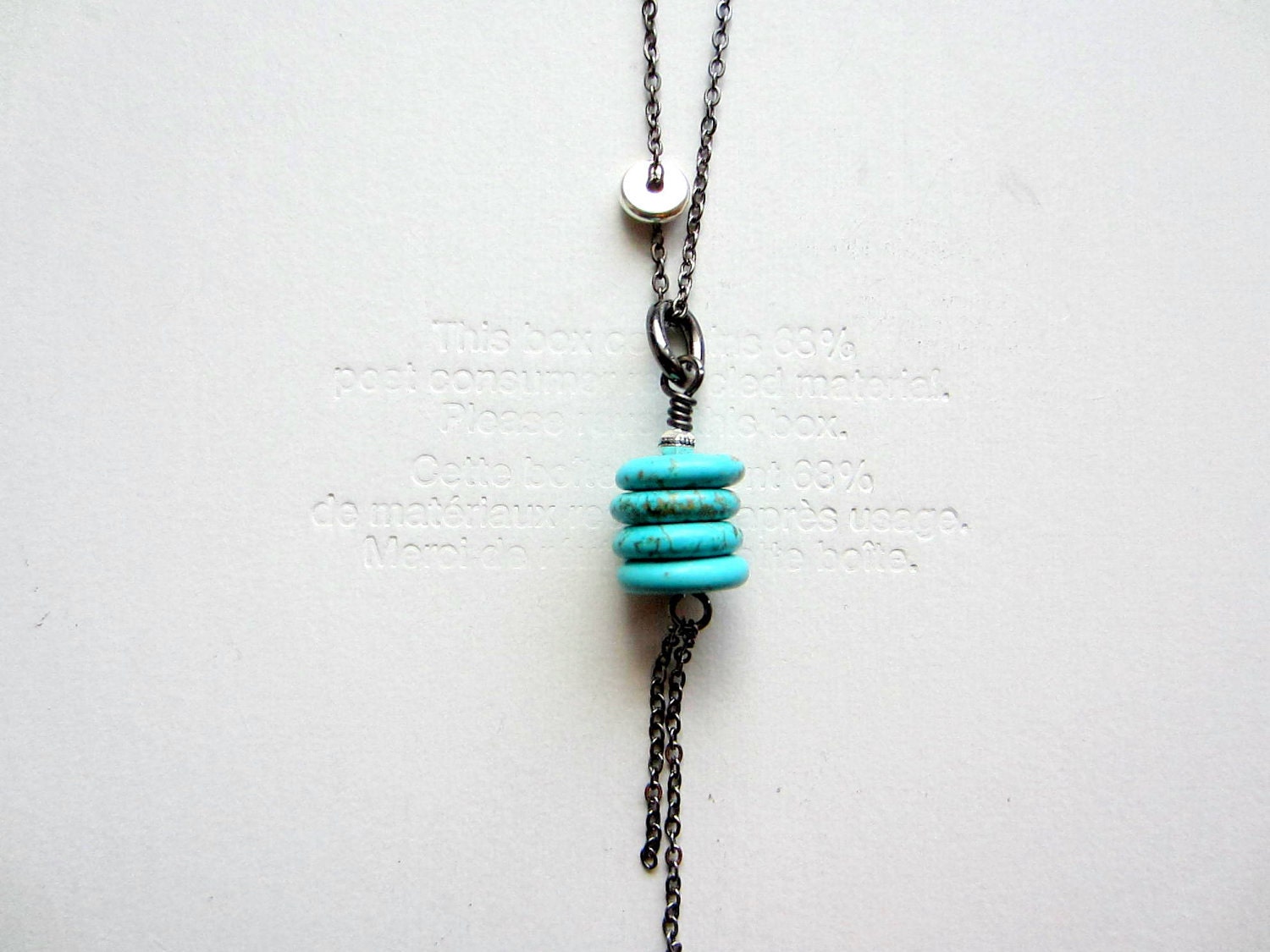Hypnosis - Turquoise Necklace Turquoise Jewelry Tassel Necklace Earthy Jewelry Bohemian Necklace Summer Fashion Jewelry December Birthstone