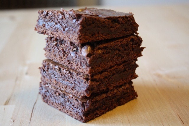DOUBLE CHOCOLATE BROWNIES