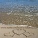Hearts in the Sand 5x7 5 x 7 Printed fine art photo