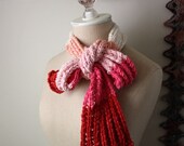 Knitting Pattern / Eco Cotton Lace Scarf / PDF DIGITAL DELIVERY