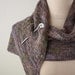 Knitting Pattern / Cheques Checkered Rib Shawlette Kerchief / PDF Digital Delivery
